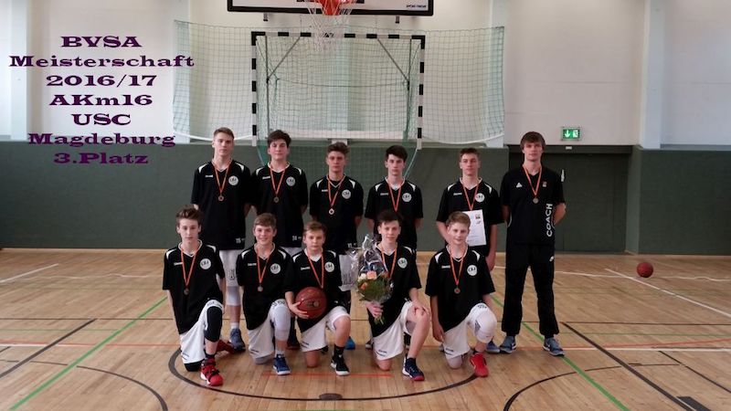 Landesliga m16 3. Platz USC Magdeburg // Foto: BVSA