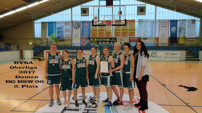 Oberliga Damen 2. Platz BG BSW 06 // Foto: BVSA
