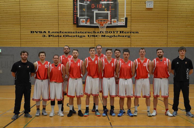 Oberliga Herren 3. Platz USC Magdeburg // Foto: BVSA