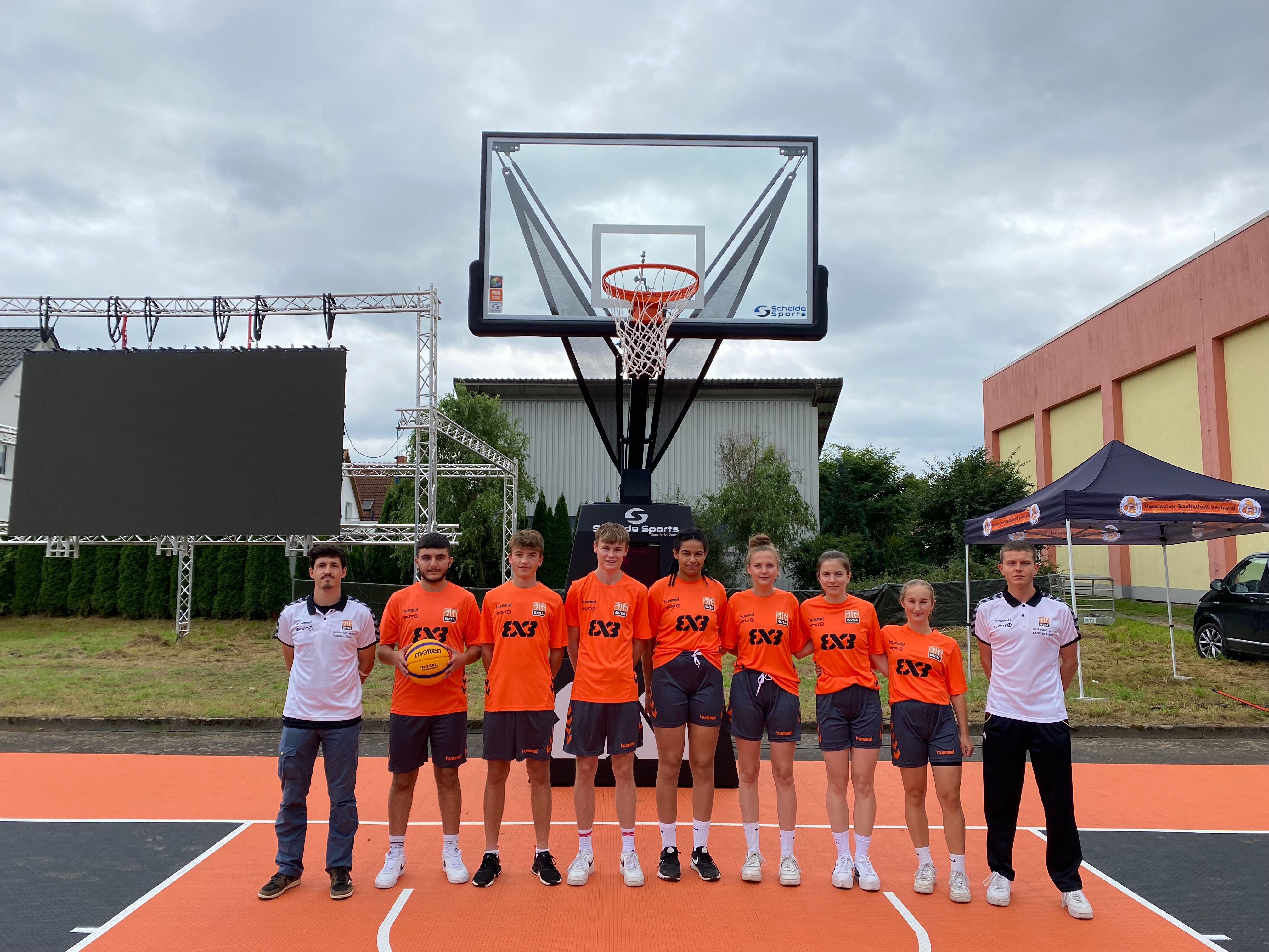 Das BVSA-Team beim 3x3 Weekend in Rotenburg // Foto: DBB
