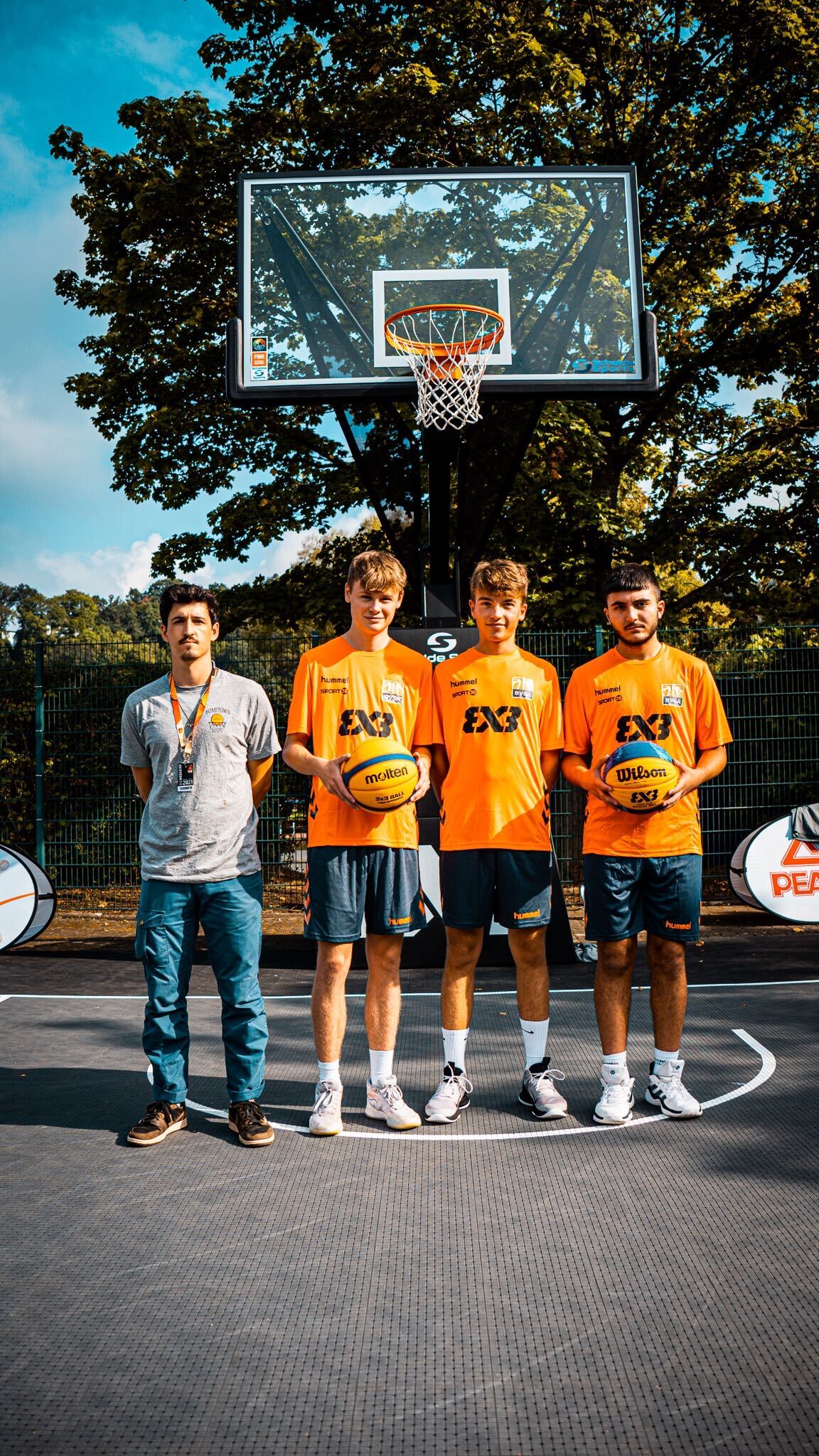 Unsere 3x3-Jungs zeigten trotz minimierter Besetzung engagierte Leistungen // Foto: DBB