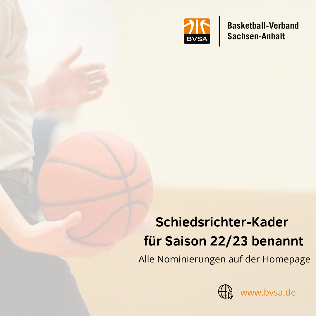 SR_Kader 22/23 // Grafik: BVSA