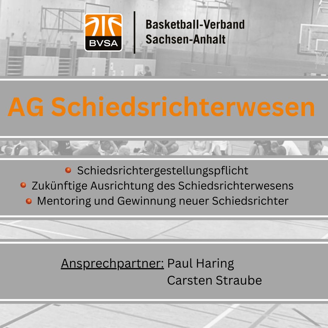 Arbeitsgruppen im BVSA Schiedsrichterwesen