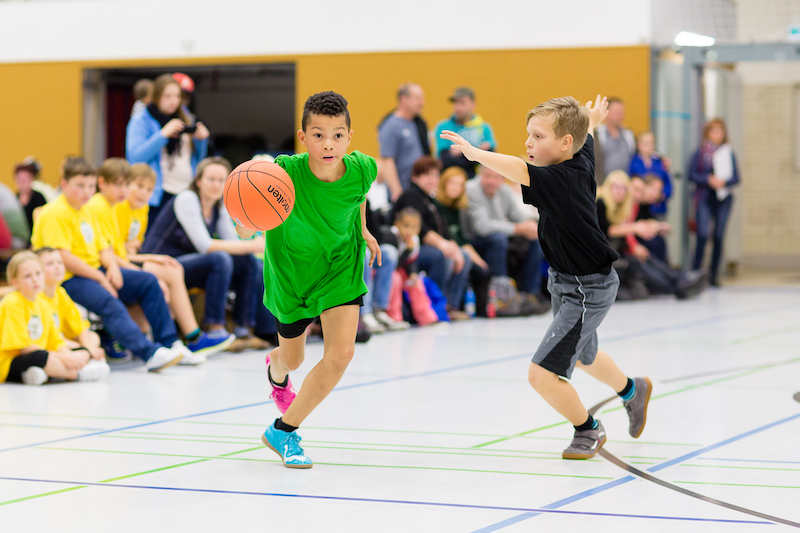Penetration zum Korb beim Grundschul-Cup in Dessau // Foto: BSVA