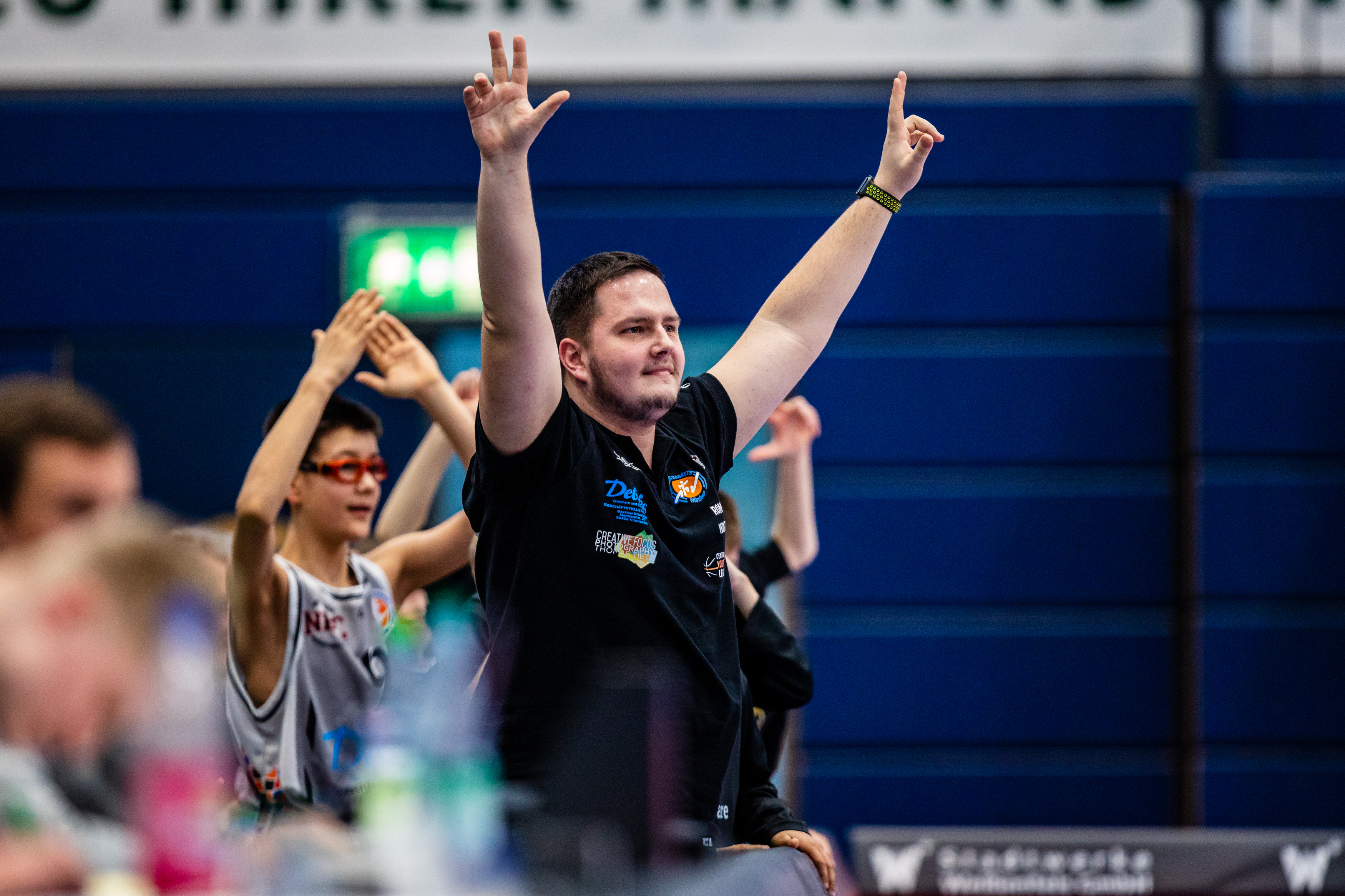 Immer ein Grund zum Jubeln: Werde jetzt Basketballcoach! // Foto: Hartmut Bösener Immer ein Grund zum Jubeln: Werde jetzt Basketballcoach! // Foto: Hartmut Bösener