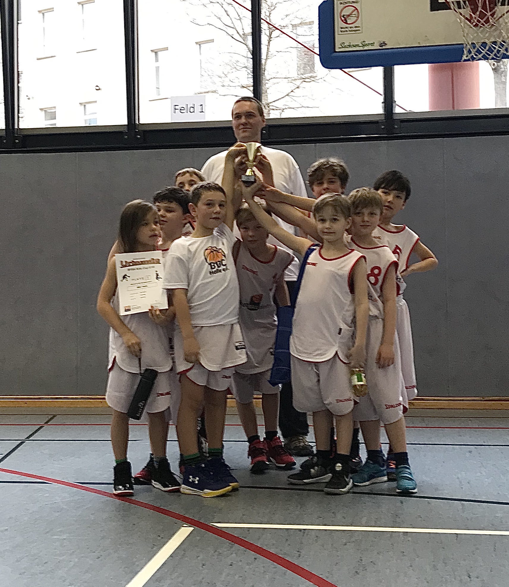 Turniersieger am 02.02.2020: BBC Halle / Foto: BVSA Kids Cup