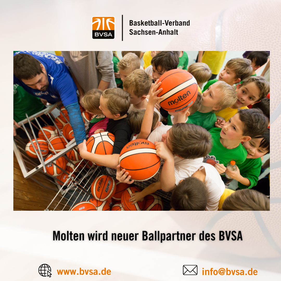 Molten wird neuer Ball-Ausrüster des BVSA // Credits: BVSA Molten wird neuer Ball-Ausrüster des BVSA // Credits: BVSA