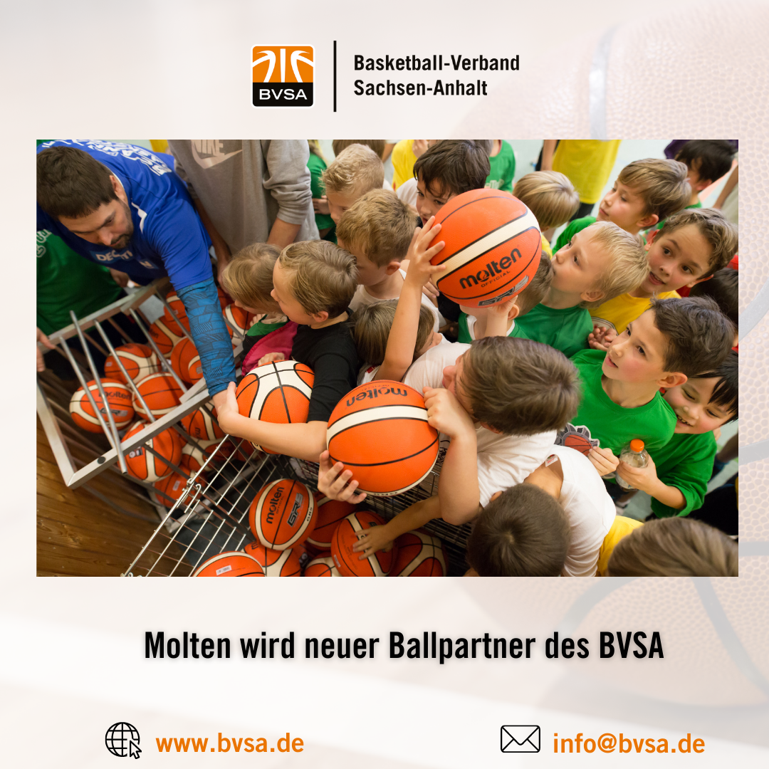 Molten wird neuer Ball-Ausrüster des BVSA // Credits: BVSA