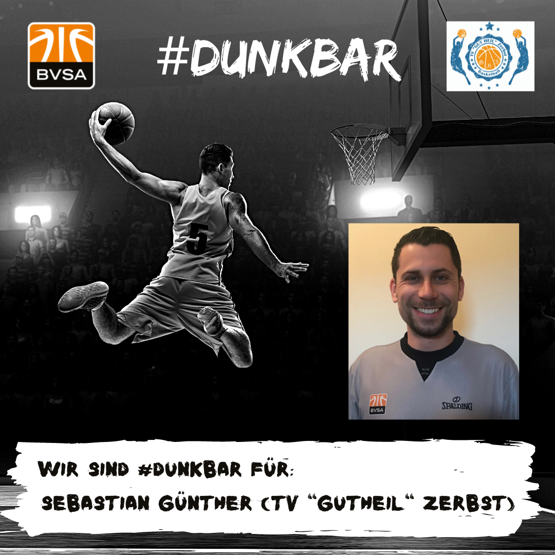 #dunkbar 11: Sebastian Günther koordiniert das Schiedsrichter-Mentoring im BVSA // Grafik: BVSA #dunkbar 11: Sebastian Günther koordiniert das Schiedsrichter-Mentoring im BVSA // Grafik: BVSA