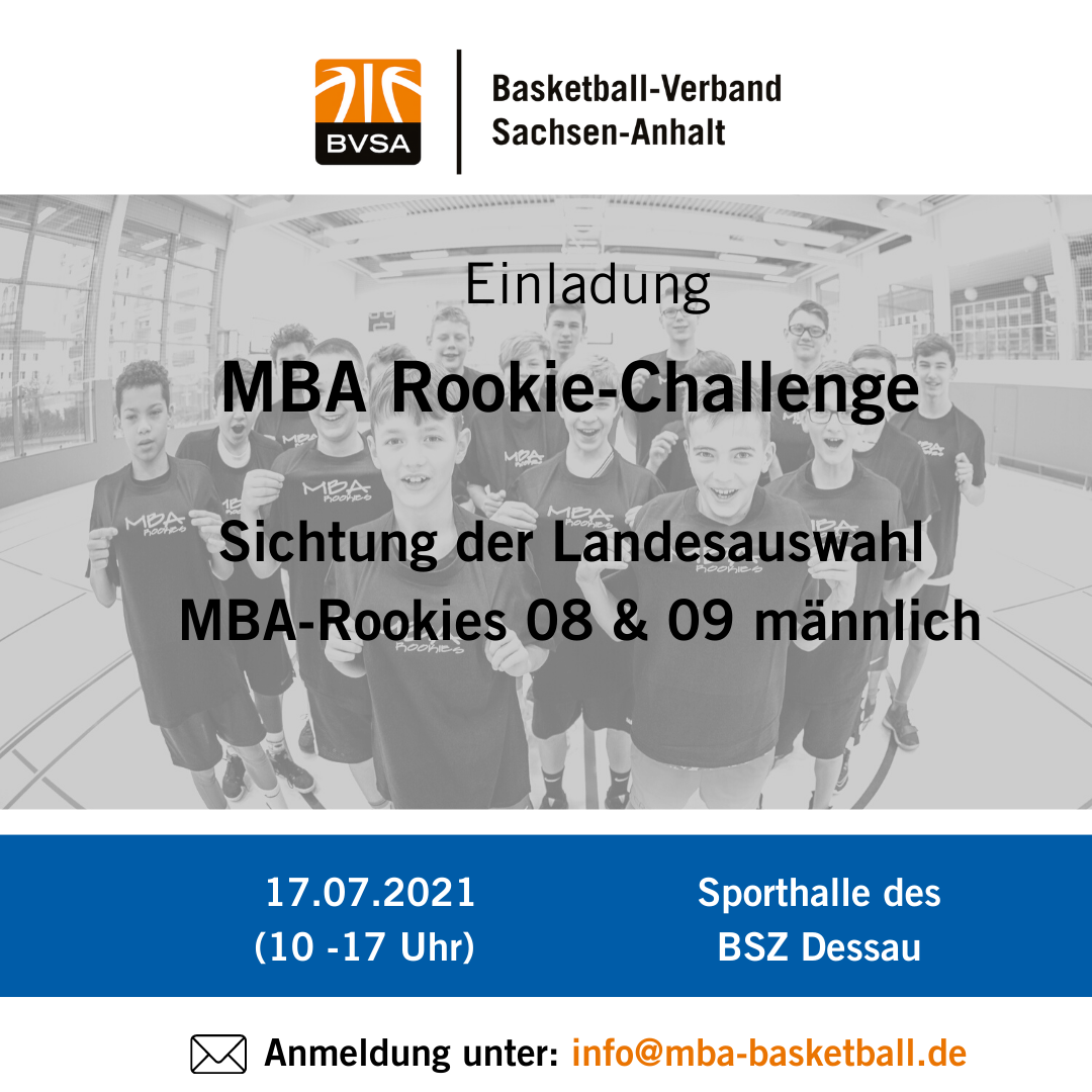MBA-Rookie Challenge // Grafik: BVSA MBA-Rookie Challenge // Grafik: BVSA